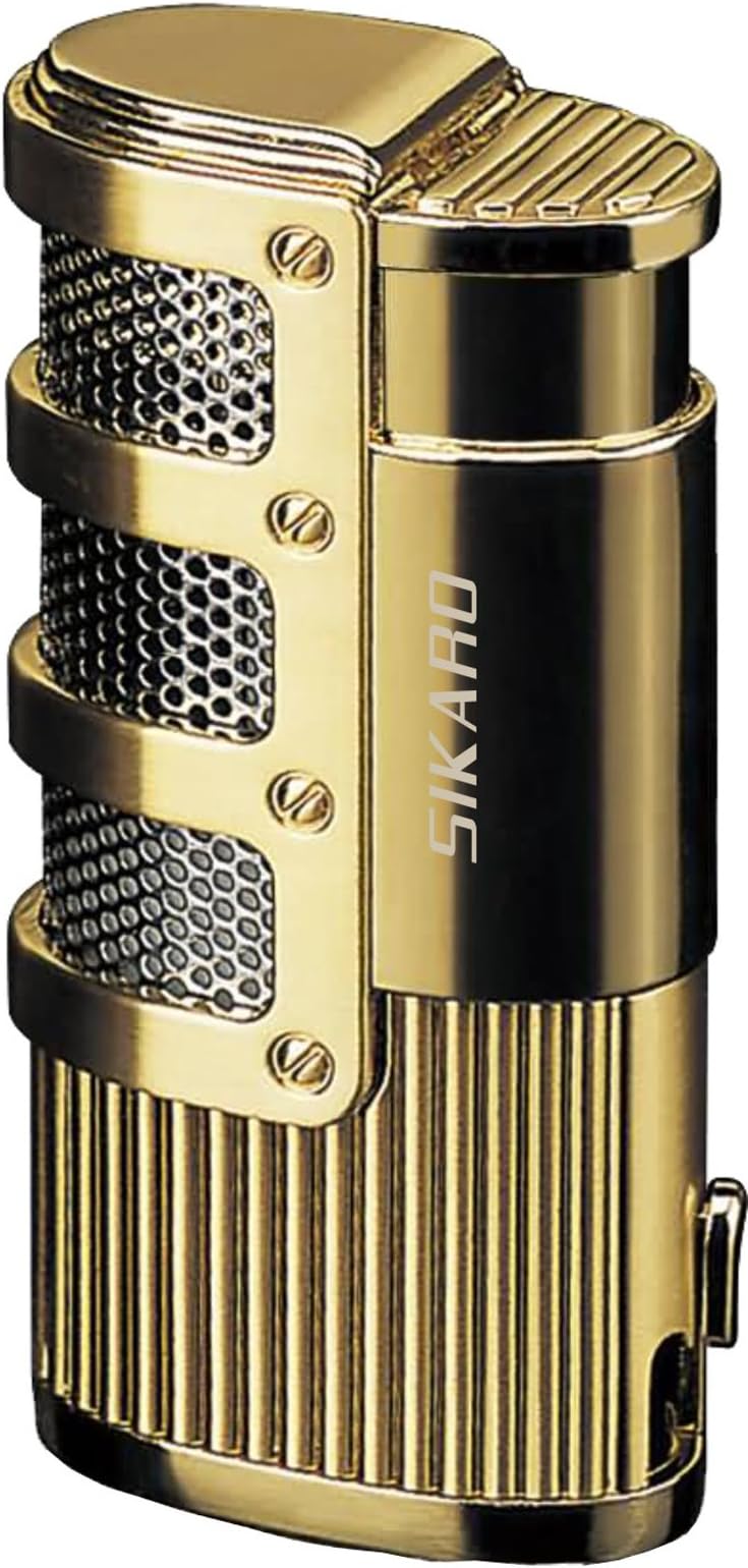 Typhoon Triple Torch Lighter w/cigar punch 06-06-103 Shiny Titanium