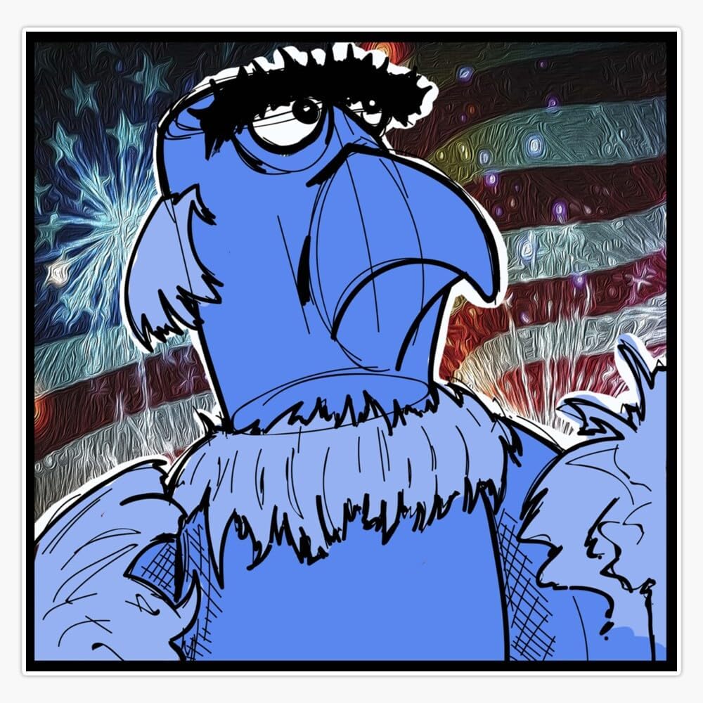Magnet Sam The Eagle Magnet Vinyl Decal Sticker 5"