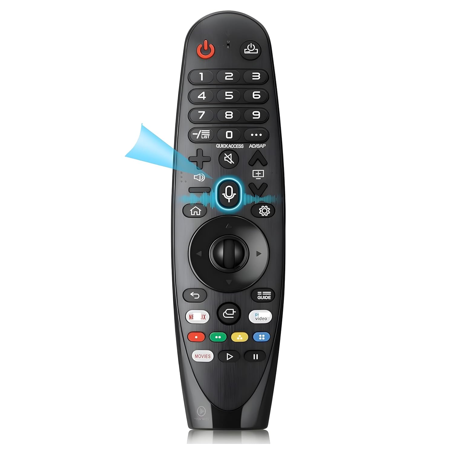 Tech Vibes® Replacement for LG Magic Remote AKB75855501, AN-MR20GA MR19BA MR21 MR22 MR23 MR24 GA GN GC MR18BA MR650A with Pointer & Voice Universal Remote Compatible with Many LG Smart TV Models Tech Vibes® Replacement for LG Magic Remote AKB75855501, AN-MR20GA MR19BA MR21 MR22 MR23 MR24 GA GN GC MR18BA MR650A with Pointer & Voice Universal Remote Compatible with Many LG Smart TV Models