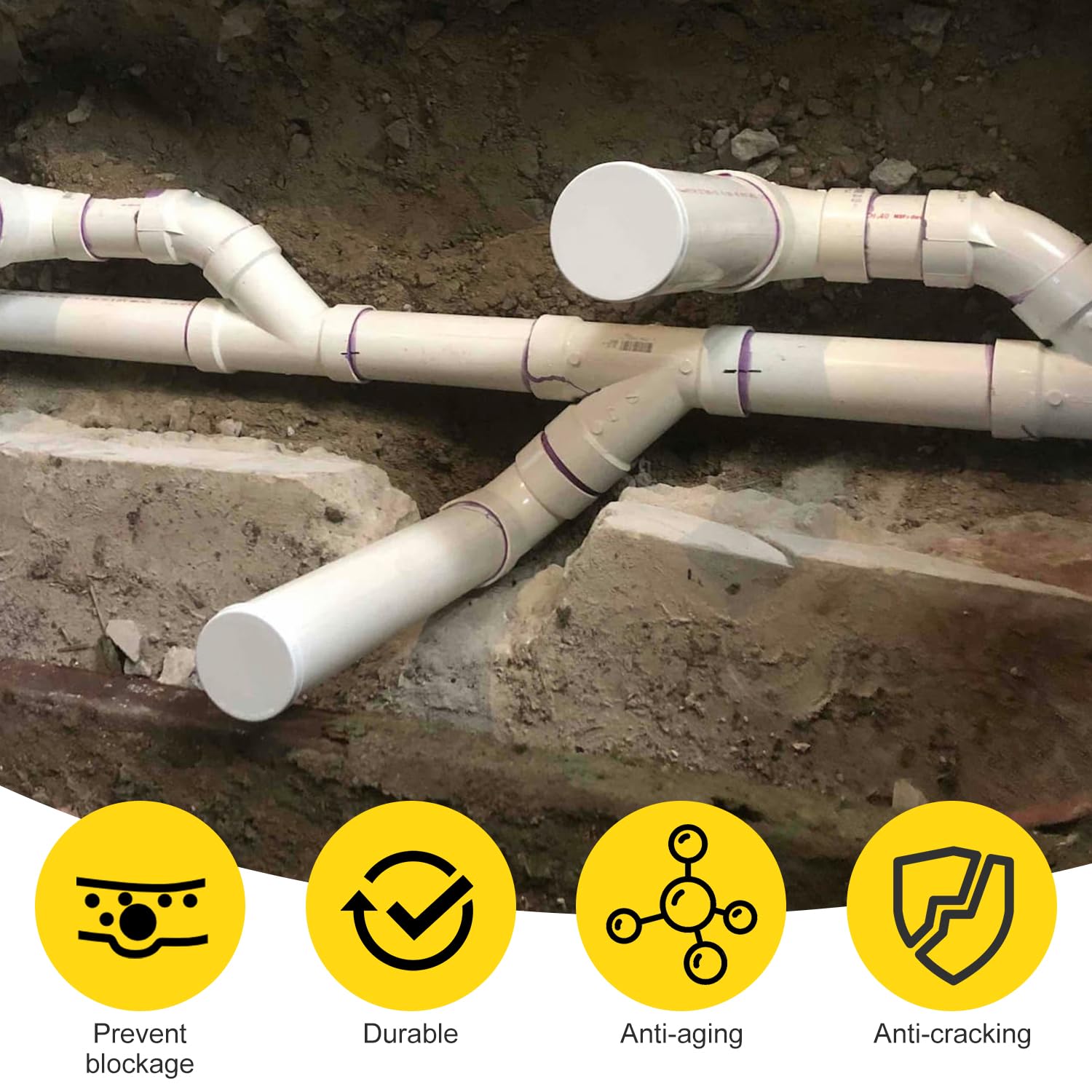 Bouche De Tuyau Gonflable, Bouchon D'essai D'égout, Arrêt D