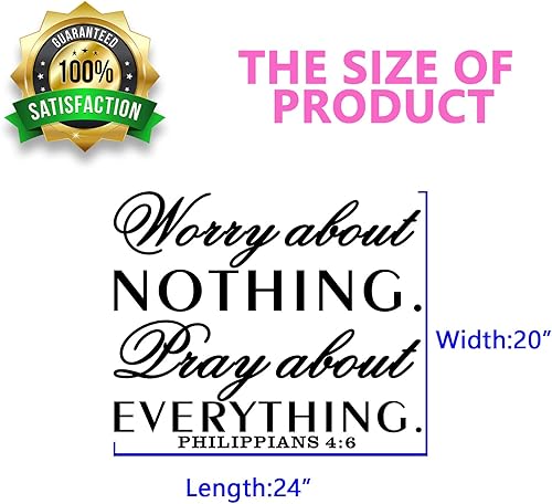 Miniatura 4 de SEATUNE Calcomanías de pared con versículo bíblico, calcomanías de pared para dormitorio, citas bíblicas, cocina, adolescentes, refranes, decoración