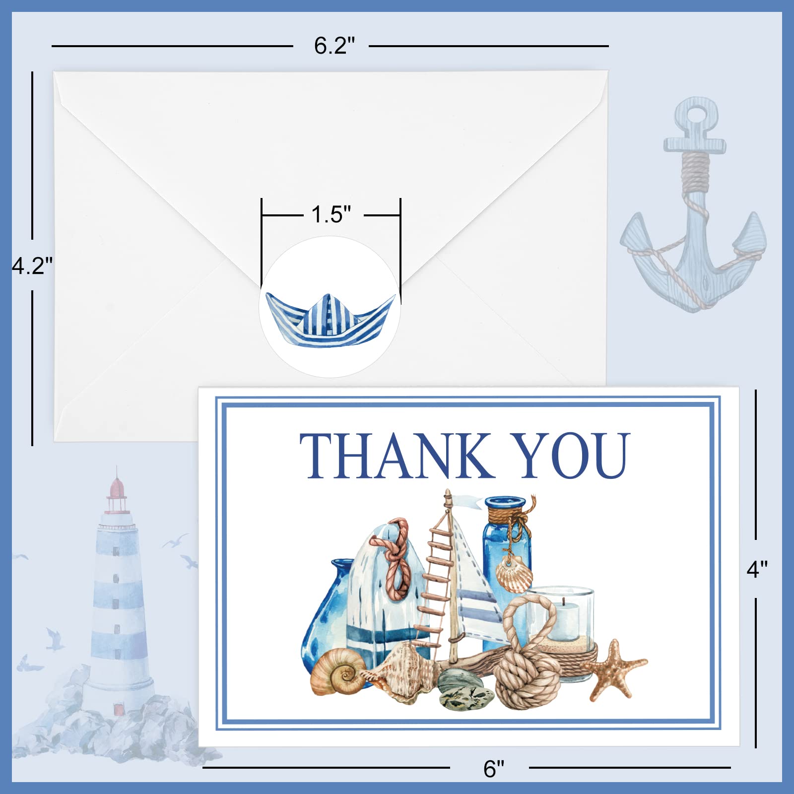 amazon-com-anydesign-cruise-staff-thank-you-cards-set-with-stickers-envelopes-24-pack-blue-nautical-thank-you-note-cards-for-express-thanks-to-ship-staff-birthday-baby-shower-party-4-x