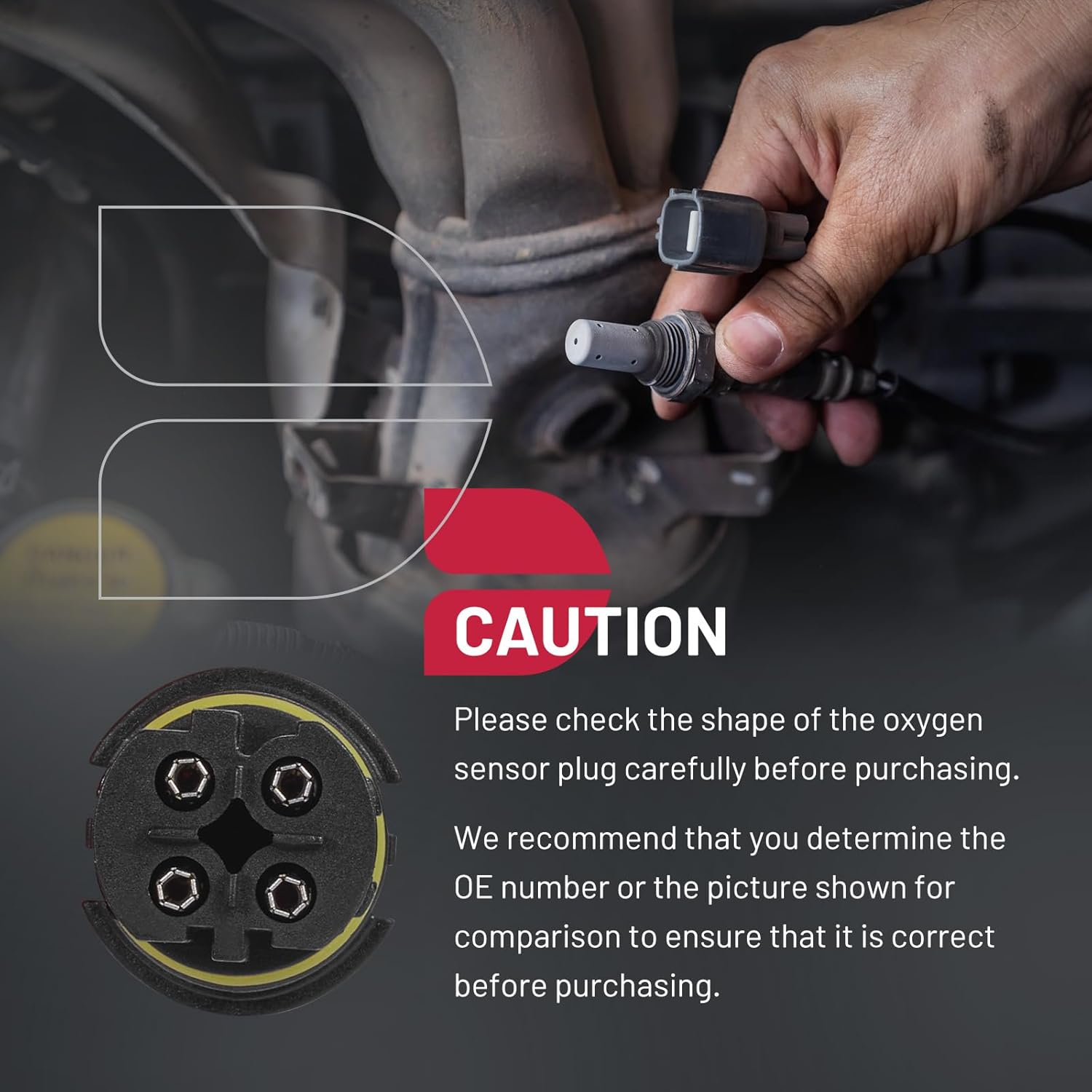BDFHYK Oxygen Sensor Upstream O2, Compatible with BMW 318I 318IS 318TI 540I 740I 740IL 840CI Z3, 13559, 11781247406 Replacement 1PCS