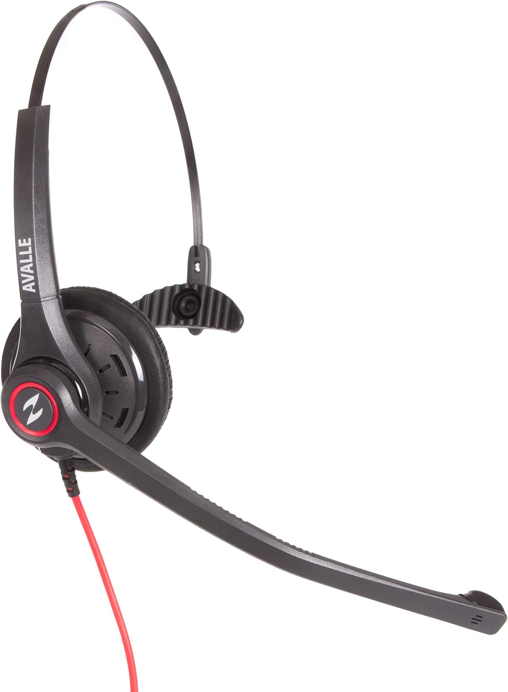 Avalle Call Centre Agent Headset I Headset for Yealink T20 T21 T23G T26 T27G T28 T29G T32 T41S T38 T42 T46G T46S T48S and Snom 760 320 710 370 | with Connection Cable & Noise Cancelling Microphone