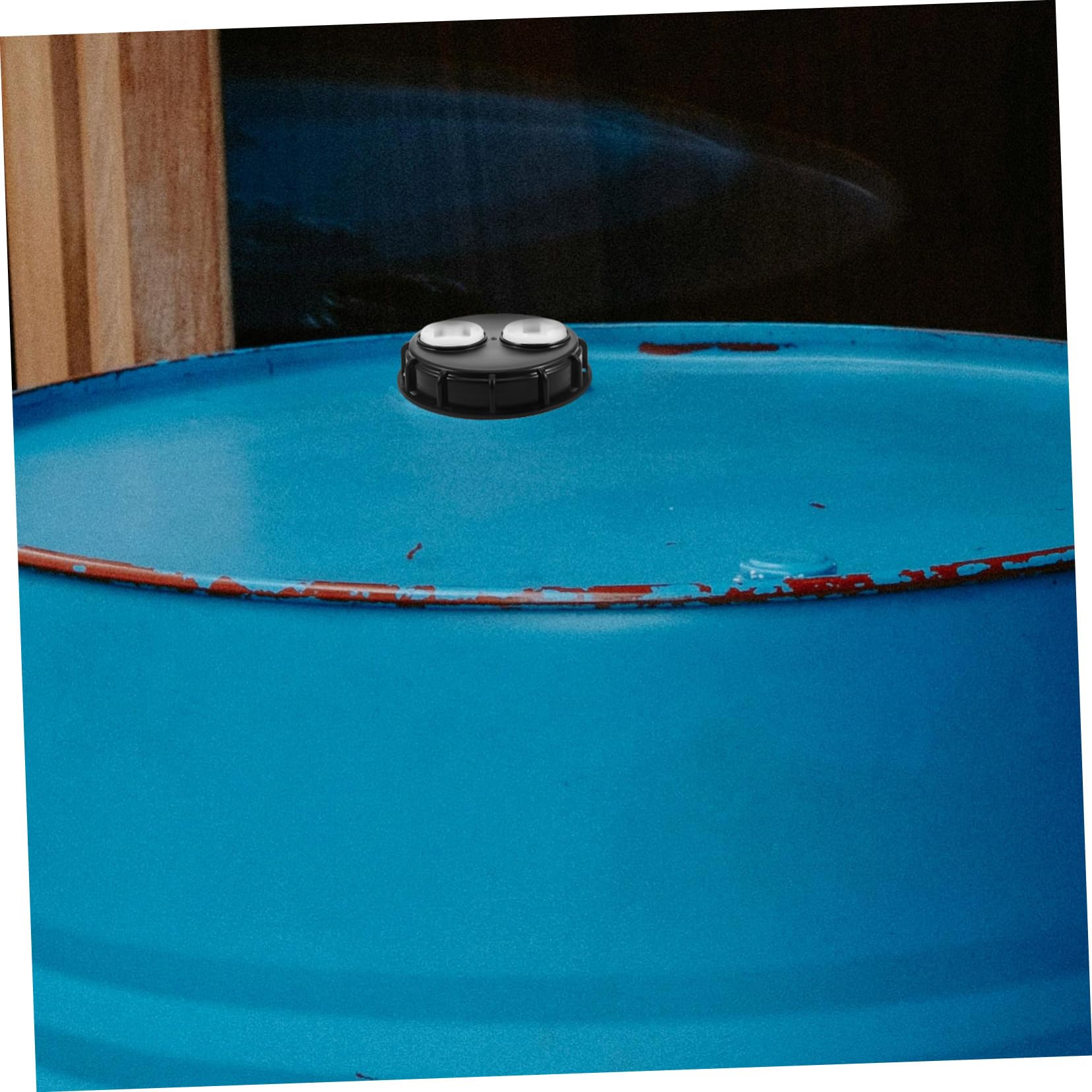 Cabilock 2piezas Tapa de Contenedor IBC con Orificio de Ventilación Tapa de Tanque de Agua de Lluvia de Reemplazo para Cubo de Almacenamiento para Uso Contenedores Industriales