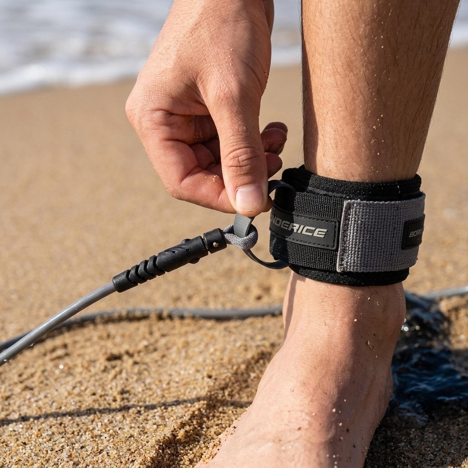 Amagogo Cinghia di in TPU per Tavola da Surf, Cinghia di Ricambio per Tavola da Surf, Cinghia per Gamba E Piede per Skimboard.