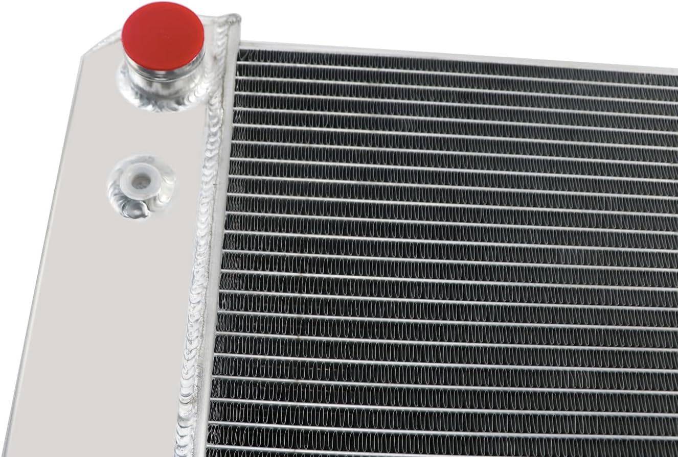 ALLOYWORKS 3 Row Full Aluminum Radiator for 1968-1974 Chevy Camaro/Pontiac Firebird / 1980-1987 Buick Regal