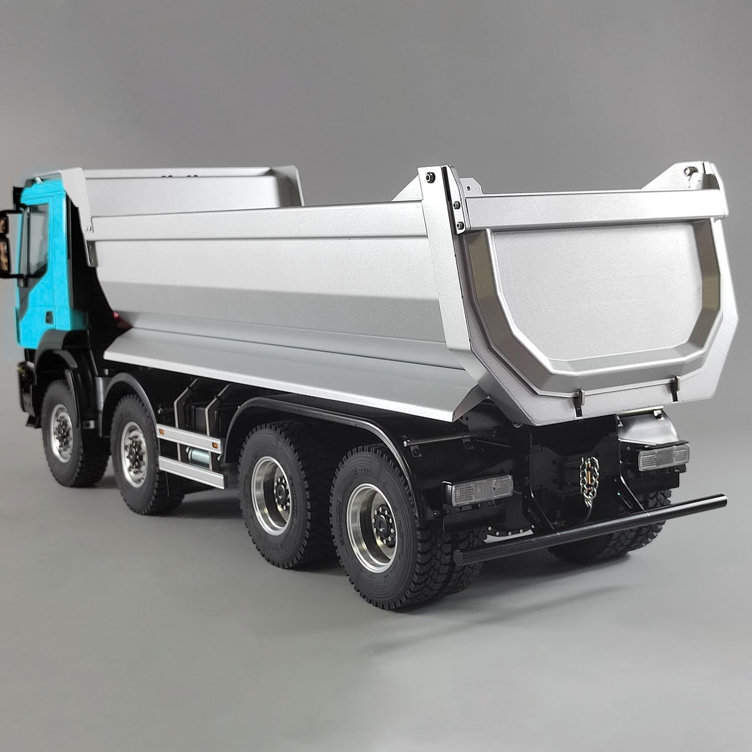 TOUCAN RC HOBBY 1/14 RC Hydraulic Dumper Car 8X8 Remote Control Dump Truck Model Metal Chassis