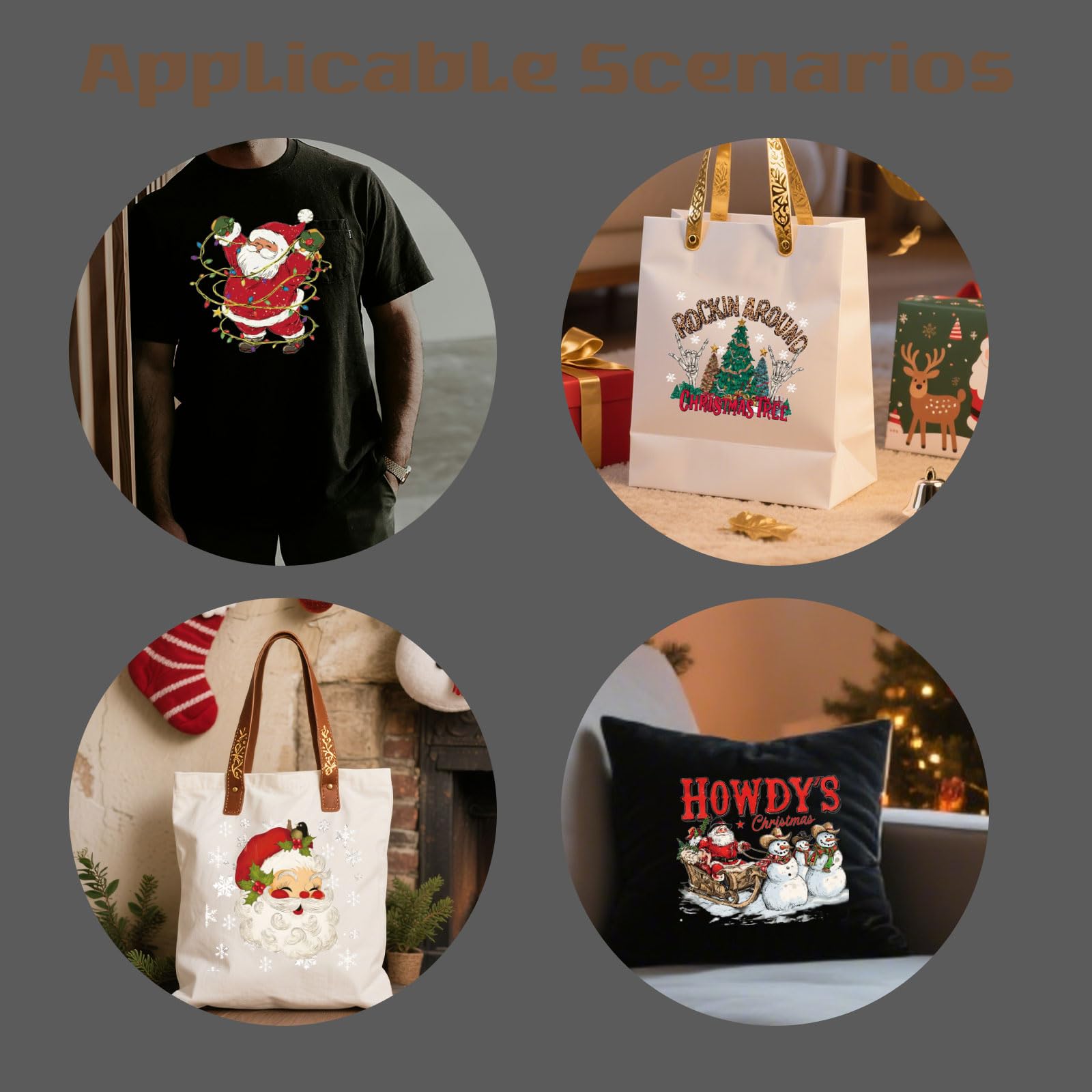 SUPERDANT 4Pcs Transfert Textile Thermocollant Thermique