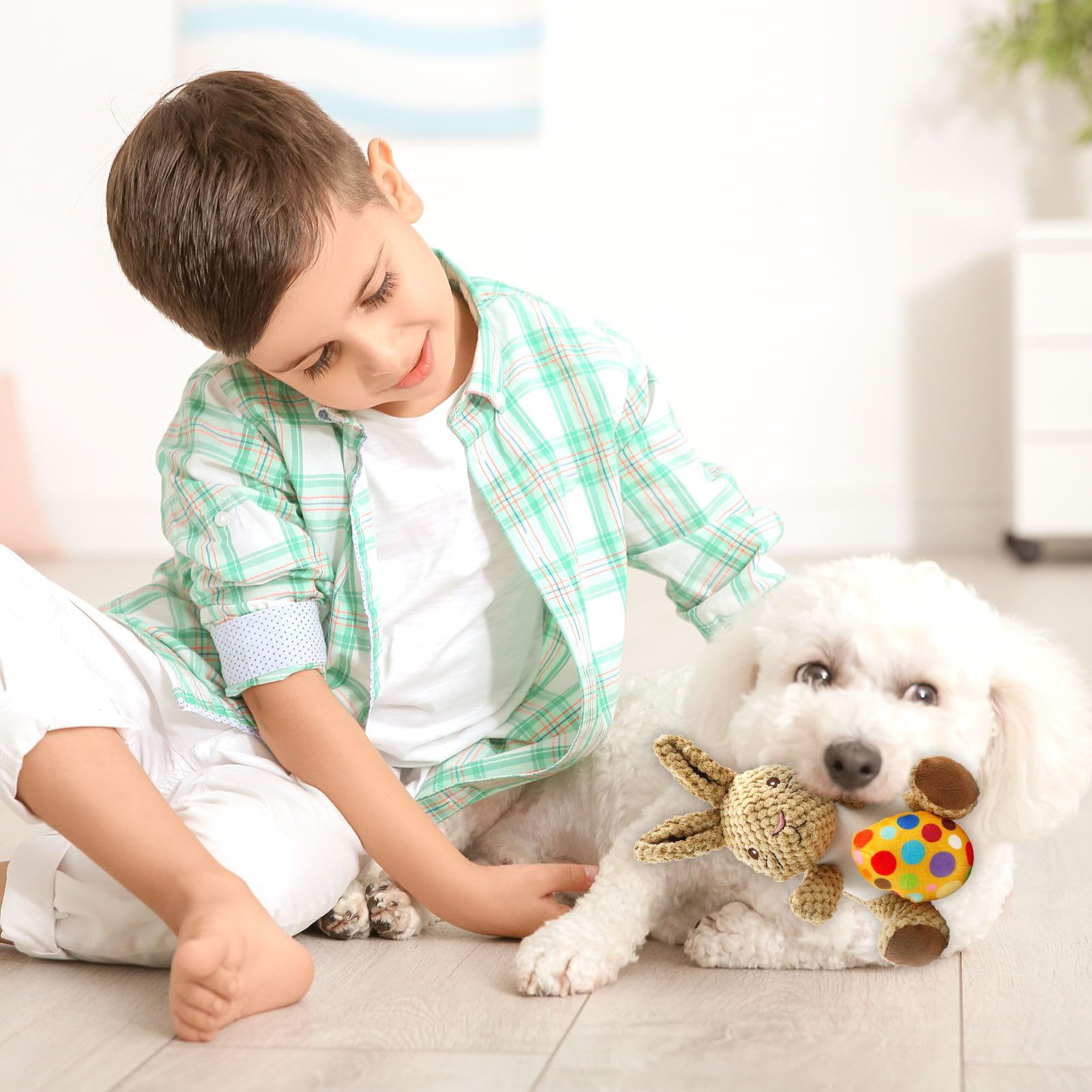 Anti Stress Ente Hundespielzeug - Quietschspielzeug Für Kleine Bis Große Hunde