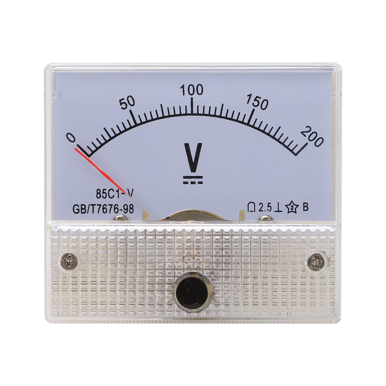 Nacht 0-200V Analog Voltmeter 85C1-V Instrument 2.5 Precision Automatic Circuit Measuring Instrument