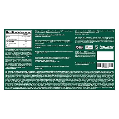 VAHDAM - Muestra de tĂ© de hojas sueltas surtidas 10 tĂ©s 50 porciones Regalos del dĂa de San ValentĂn para ella y Ă©l TĂ© negro tĂ© verde tĂ© Oolong tĂ© VAHDAM - Muestra de tĂ© de hojas sueltas surtidas 10 tĂ©s 50 porciones Regalos del dĂa de San ValentĂn para ella y Ă©l TĂ© negro tĂ© verde tĂ© Oolong tĂ©