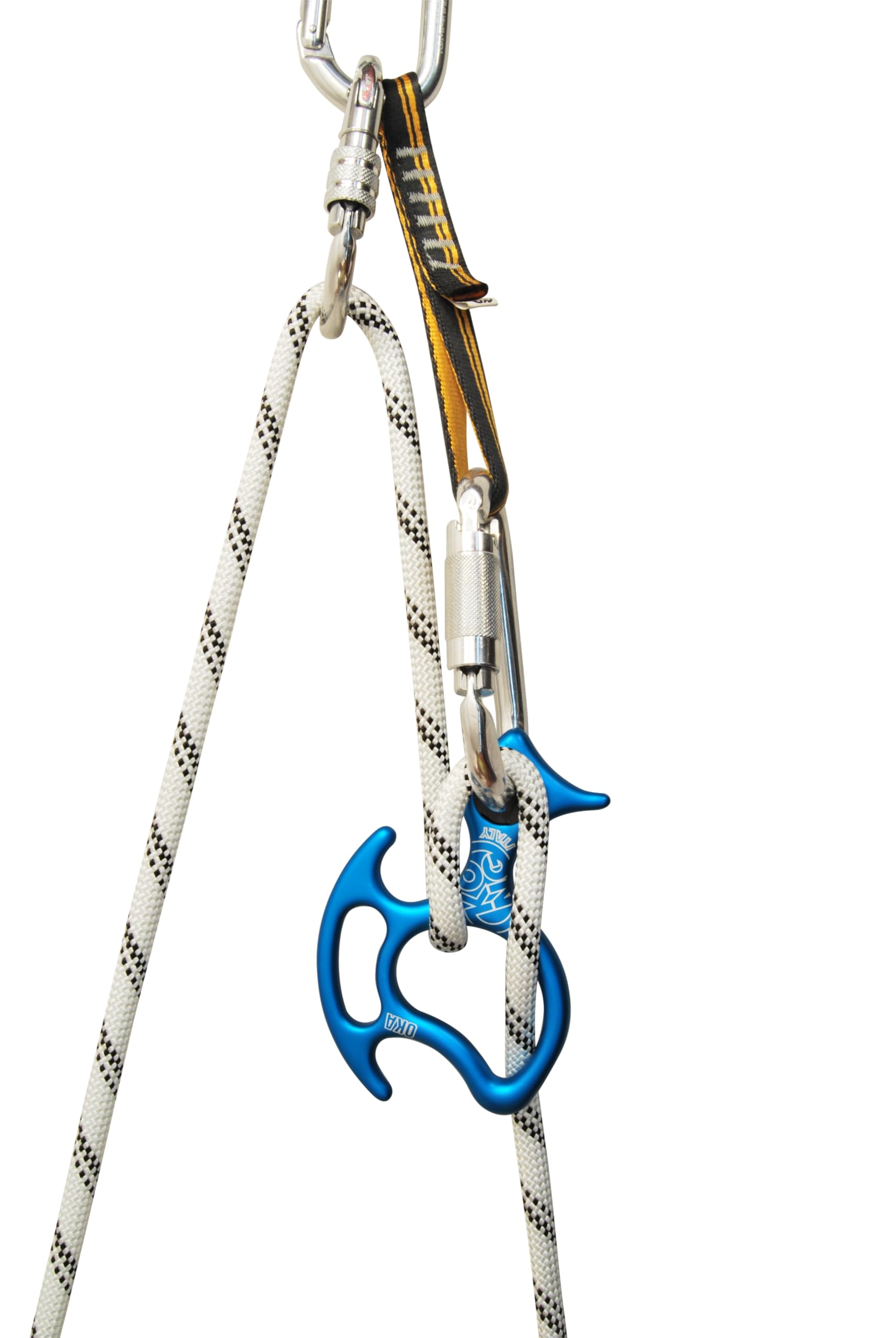 Kong. Oka. Discensore per Torrentismo per Corde di Diverso Diametro 7,8-12,7. Adatto anche per Spleologia, Canyoning e Soccorso. Certificazione EN 15151-2
