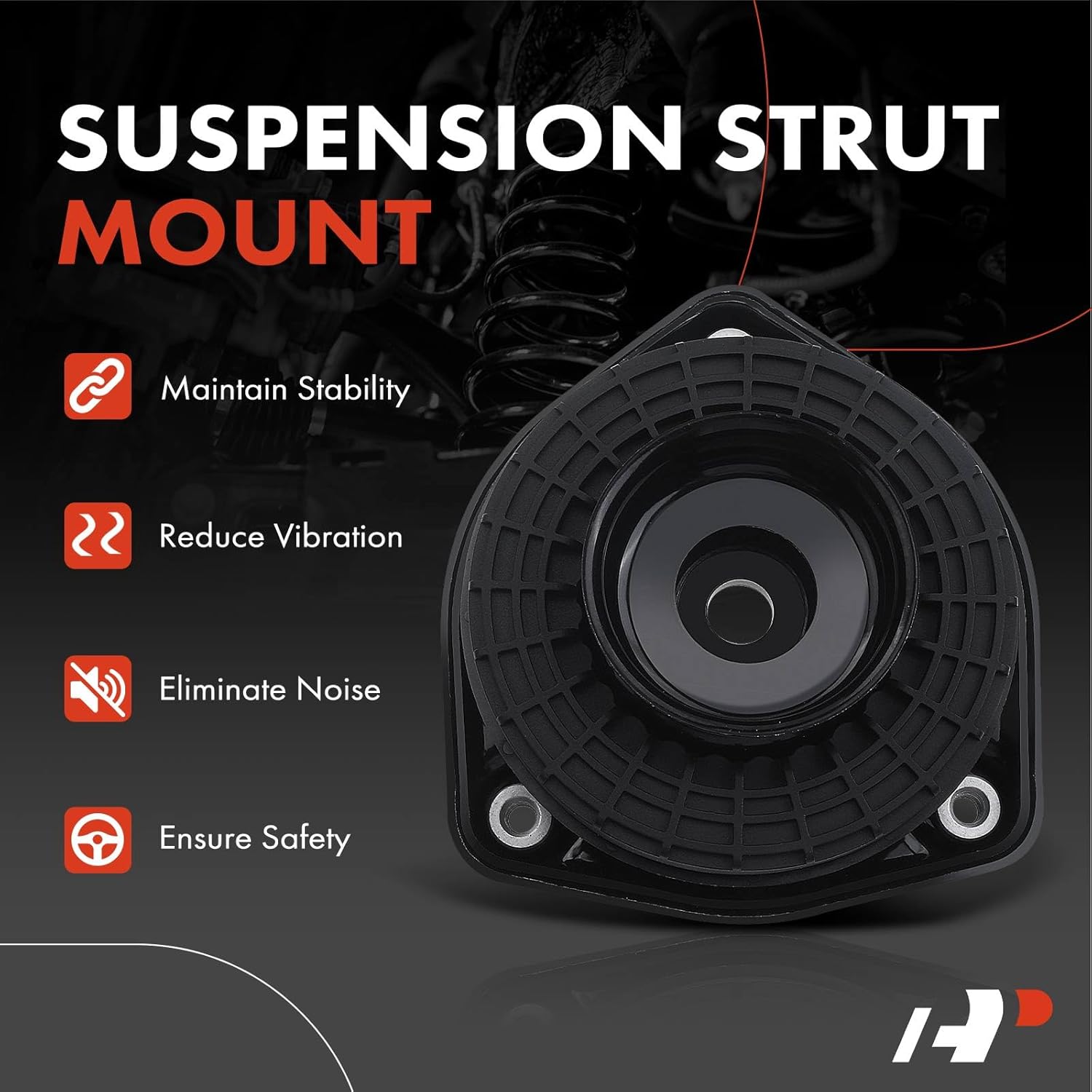 A-Premium Front Suspension Strut Mount Compatible with Mercedes-Benz C250 2012-2015, C300 2008-2014, C350 2008-2015, E350 2010-2014, E400 2015-2016, E550 2010-2016