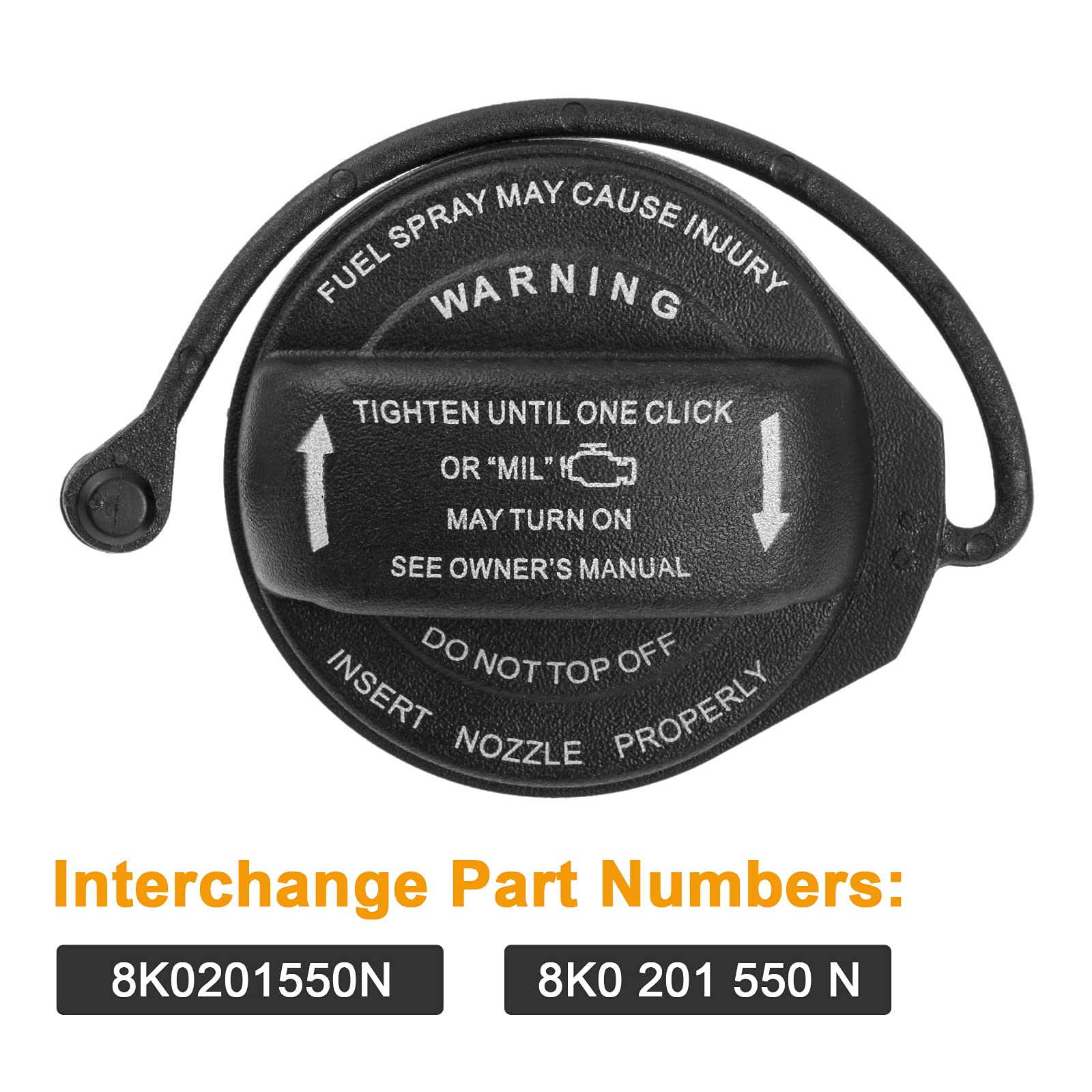 Tappo Serbatoio Carburante 5Q0201550L – Impermeabile, Antiurto E Antipolvere, Compatibile Con Audi S8, SQ5 E Altri, Ricambio OEM