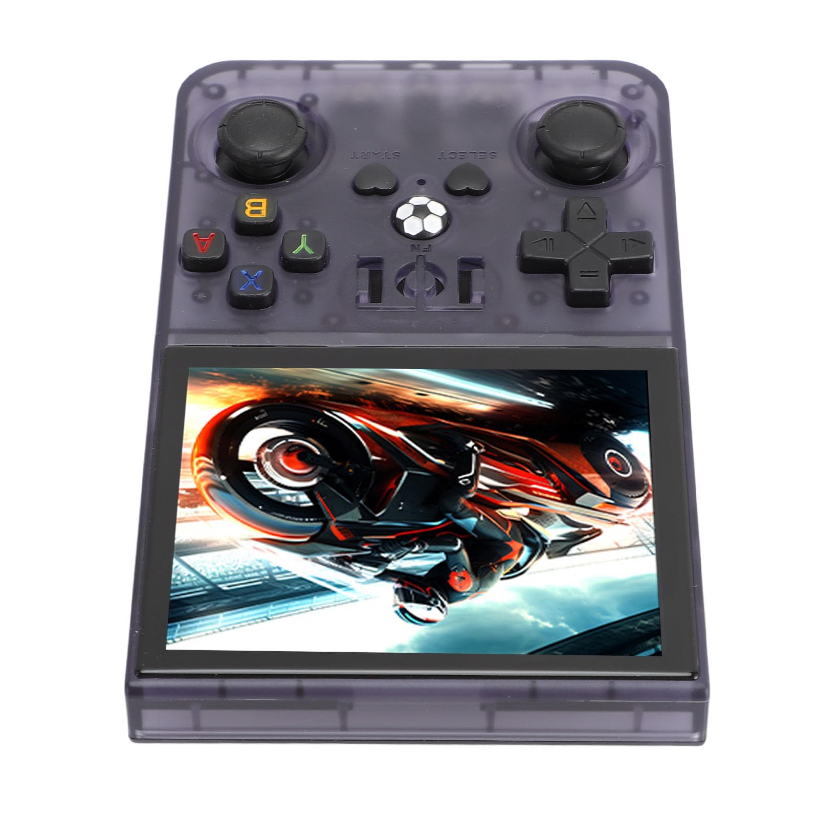 Consola de juegos portátil, consola retro con pantalla IPS de 3,5 pulgadas, batería de 4000 mAh y chipset RK3326, consola de bolsillo compacta para uso en casa como en (ShChGB)