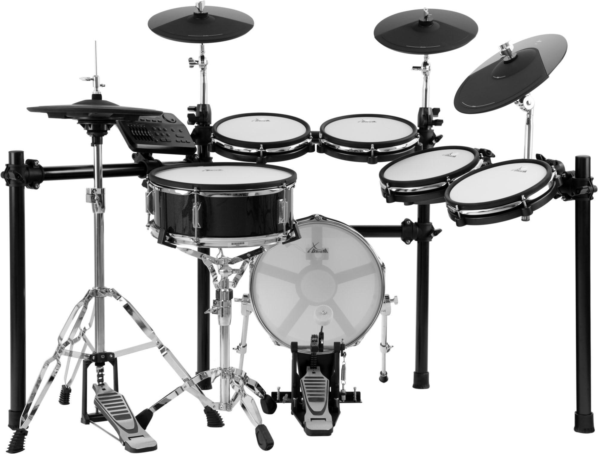XDrum DD-650 PLUS Mesh E-Drum Kit - batteria elettronica con vera HiHat - pad ru