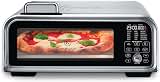 Kitchen Elite 15 in 1 Digital Toaster Oven Air Fryer Combo with Touch Panel and 12 Inch Pizza Capacity, Stainless Steel, Silver — image 1