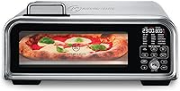 Vista 1 de Kitchen Elite 15 in 1 Digital Toaster Oven Air Fryer Combo with Touch Panel and 12 Inch Pizza Capacity, Stainless Steel, Silver