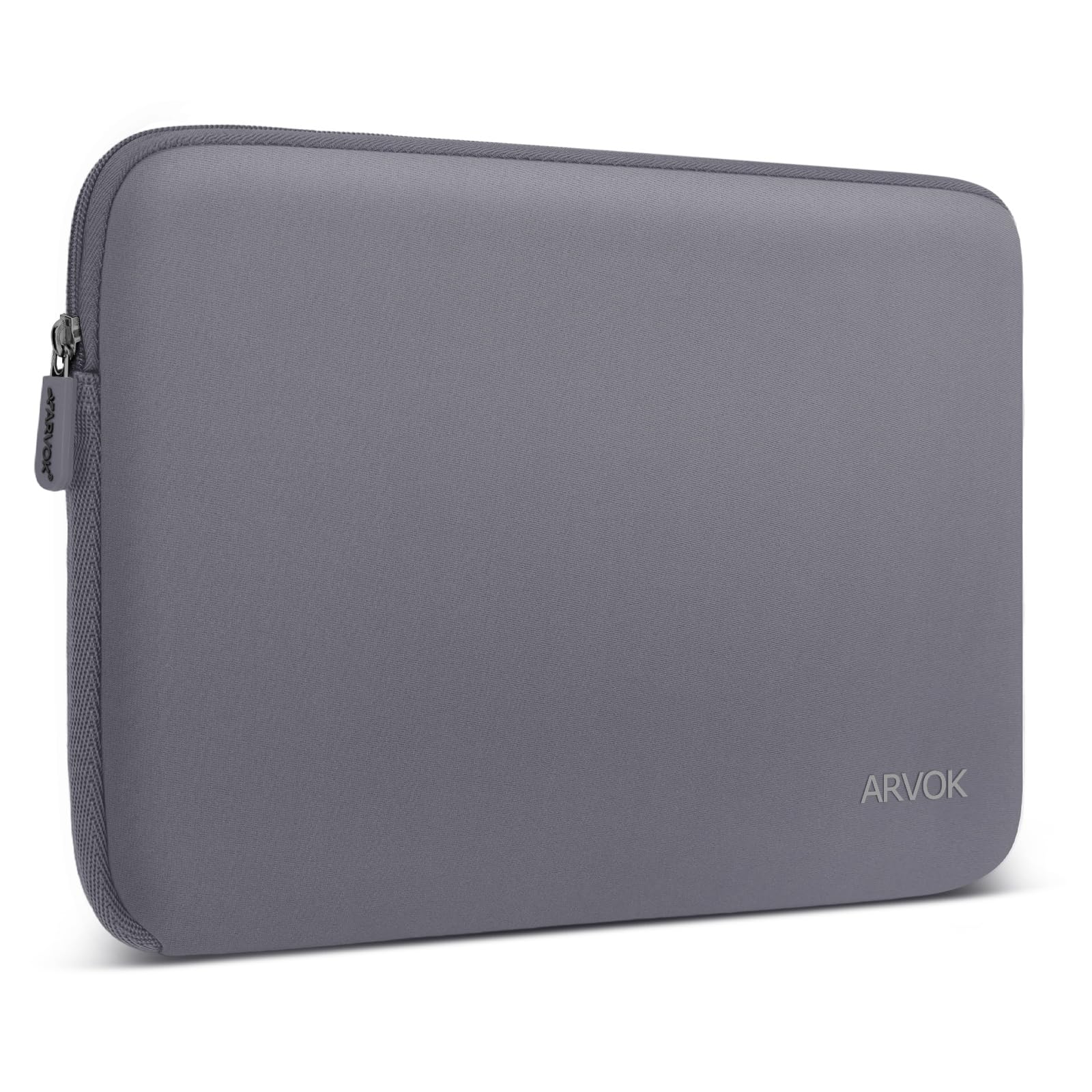 Arvok 17-17.3 Inch Laptop Sleeve Multi-Color &amp; Size Choices Case/Water-Resistant Neoprene Notebook Computer Pocket Tablet Briefcase Carrying Bag/Pouch Skin Cover for HP/Dell/Lenovo/Asus/Acer, Grey