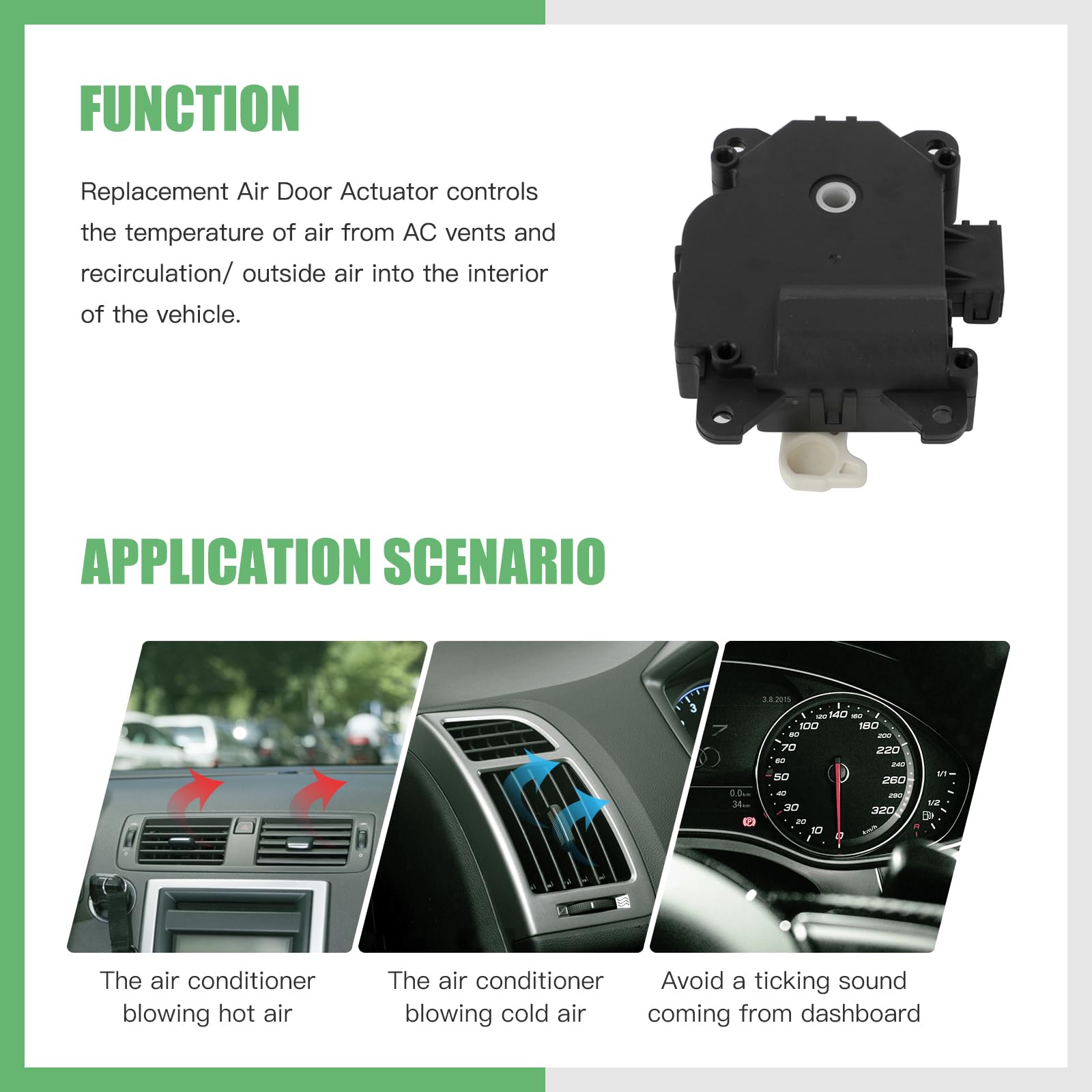 Honda HVAC Repair TRQ HVAC Mode Door Actuator Replacement For 2007