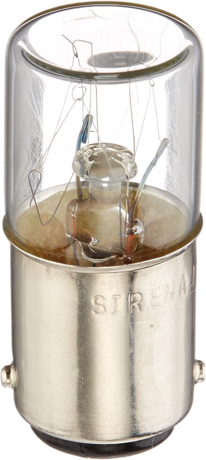 Edwards Signaling 2705W120V25PK 200 Class 5W Incandescent Bulb, 70mm