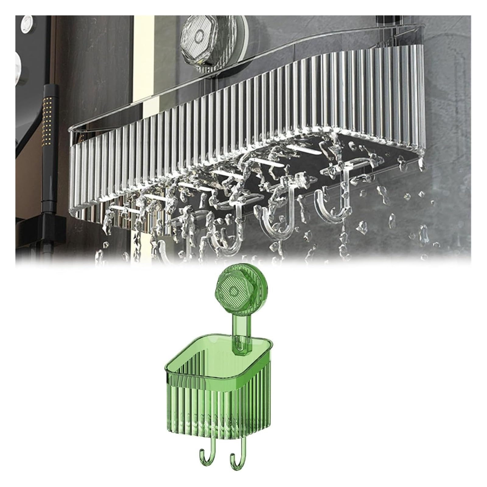 Organizador de ducha moderno y eficiente para la organización del baño