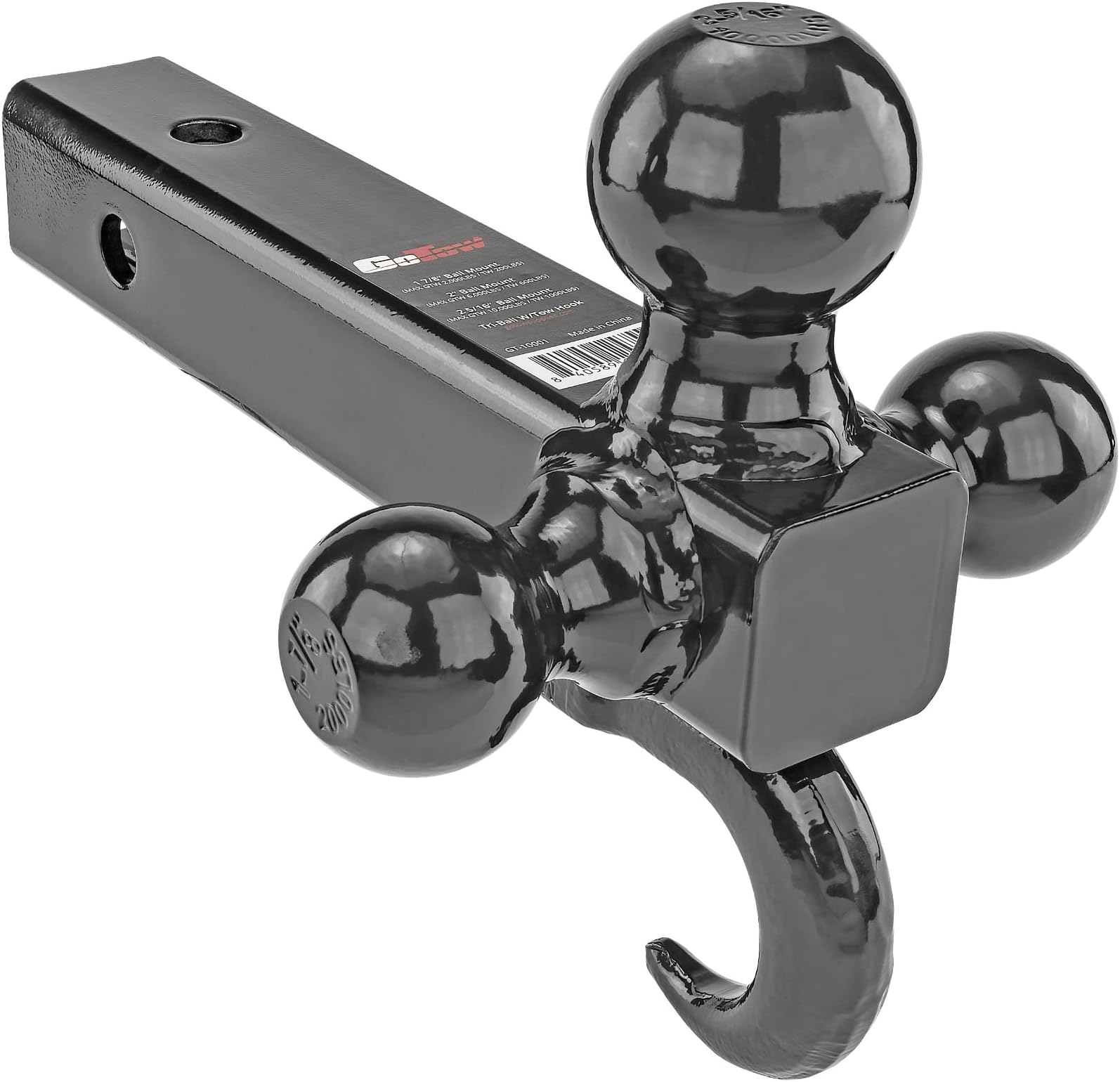 Tri-Ball Mount With Tow Hook