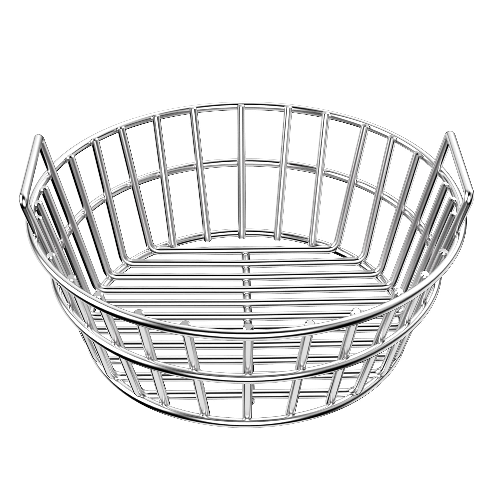 onlyfire Charcoal Ash Basket Stainless Steel Charcoal Holder with Handles, Fits Kamado Joe-Joe Junior Grill