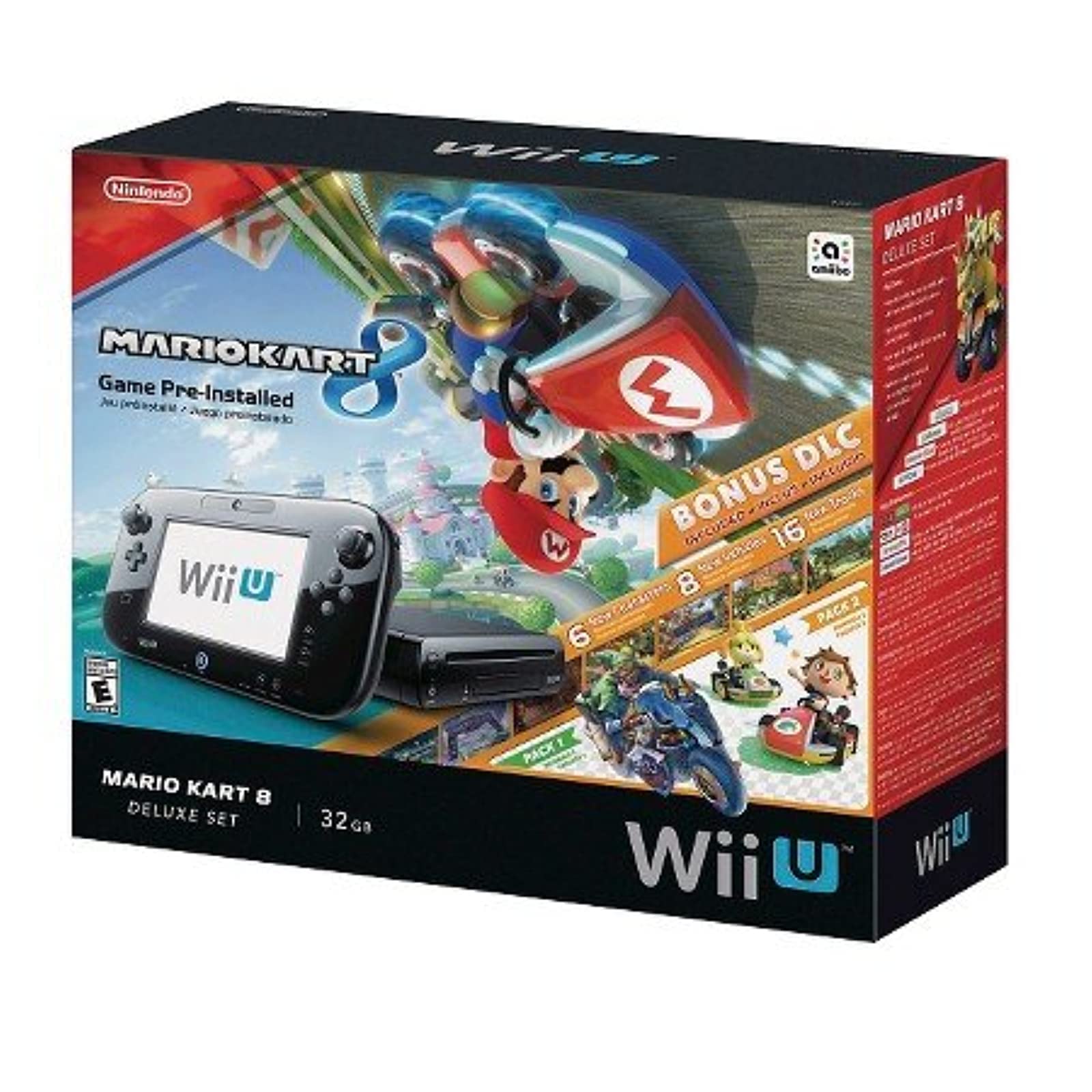 Nintendo Wii U WII U スグニアソベル マリオカート8セ… Nintendo Wii-U 32GB Mario Kart 8 Deluxe Set System Bundle