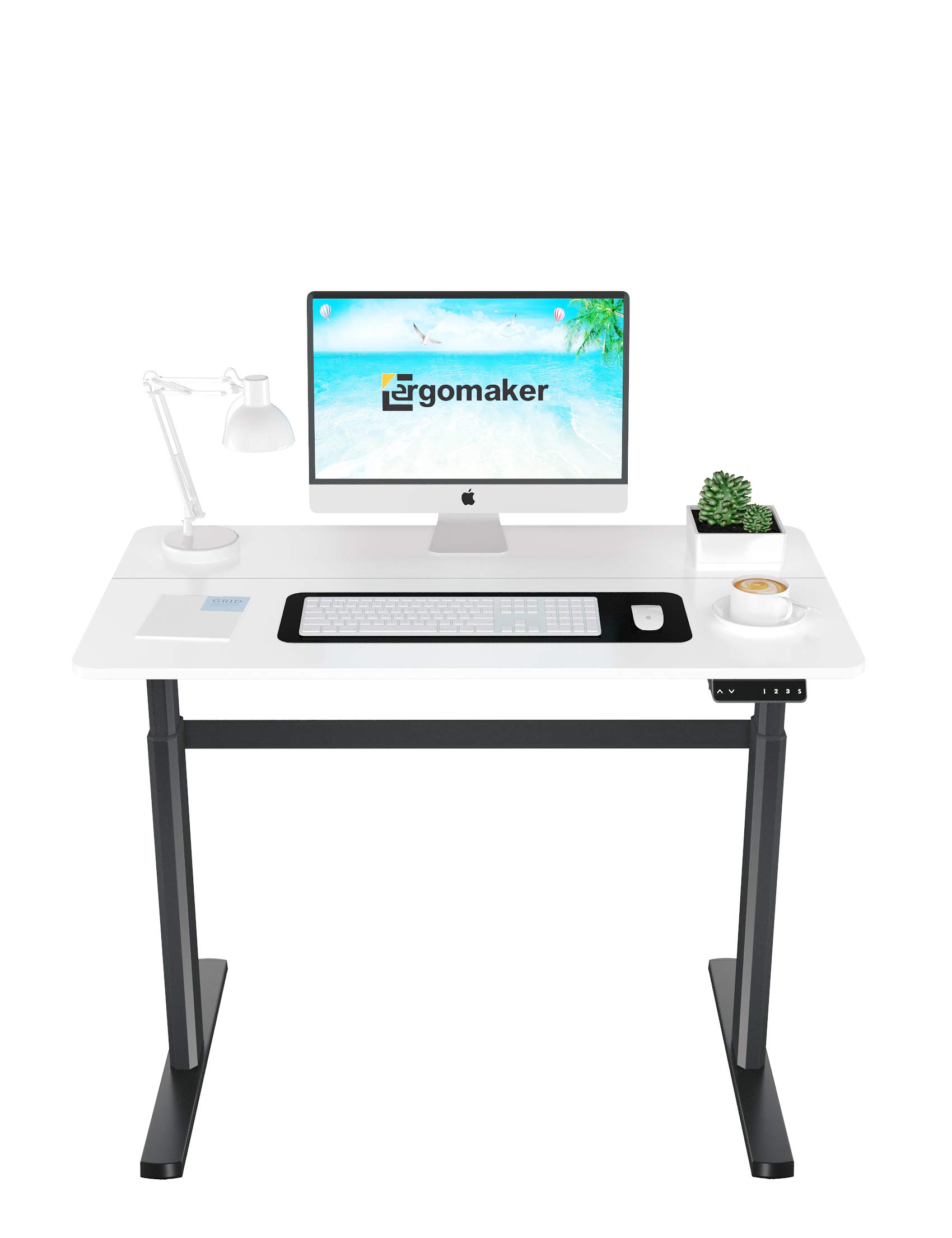 Buy ERGOMAKER Height Adjustable Standing Desk, Electric SitStand Desk