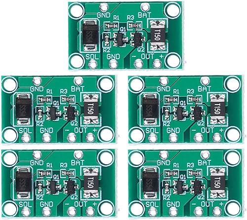 Placa de circuito del módulo del controlador de carga de la batería del tablero del controlador de la carga solar 5pcs para la lámpara solar