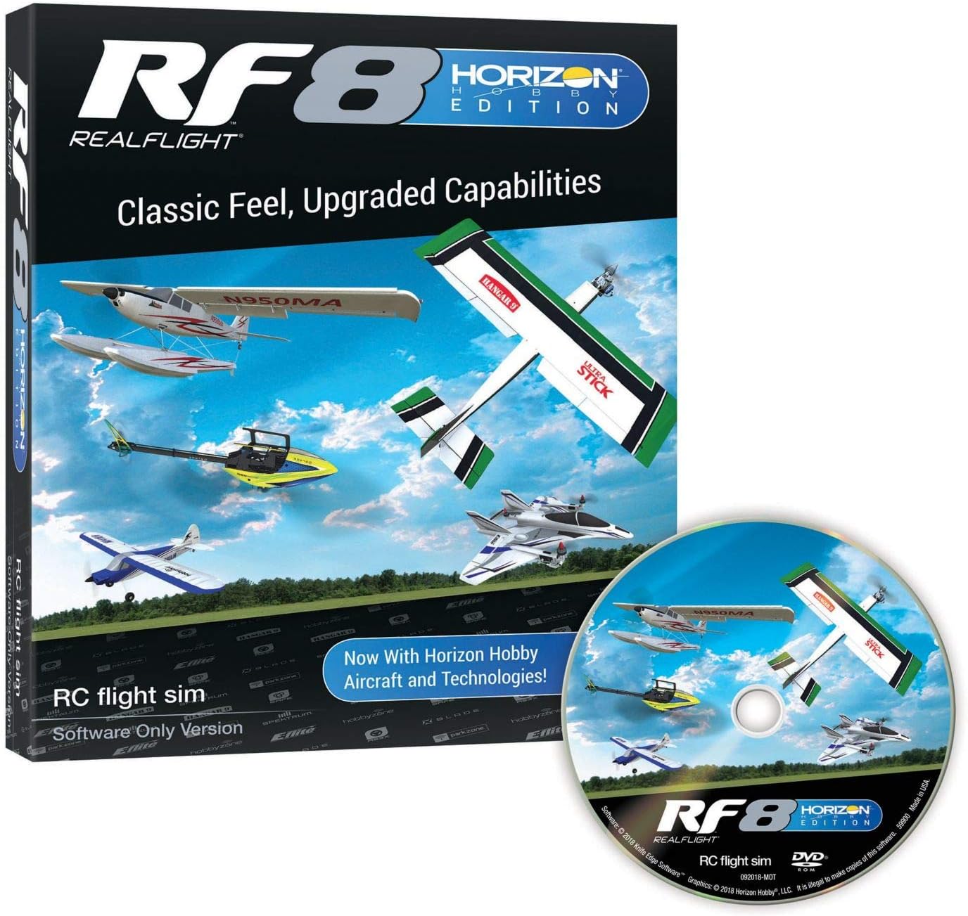 RealFlight 8 Horizon Hobby Edition: RF8 HH RC Flight Simulator Software Only (Controller Not Included), RFL1001