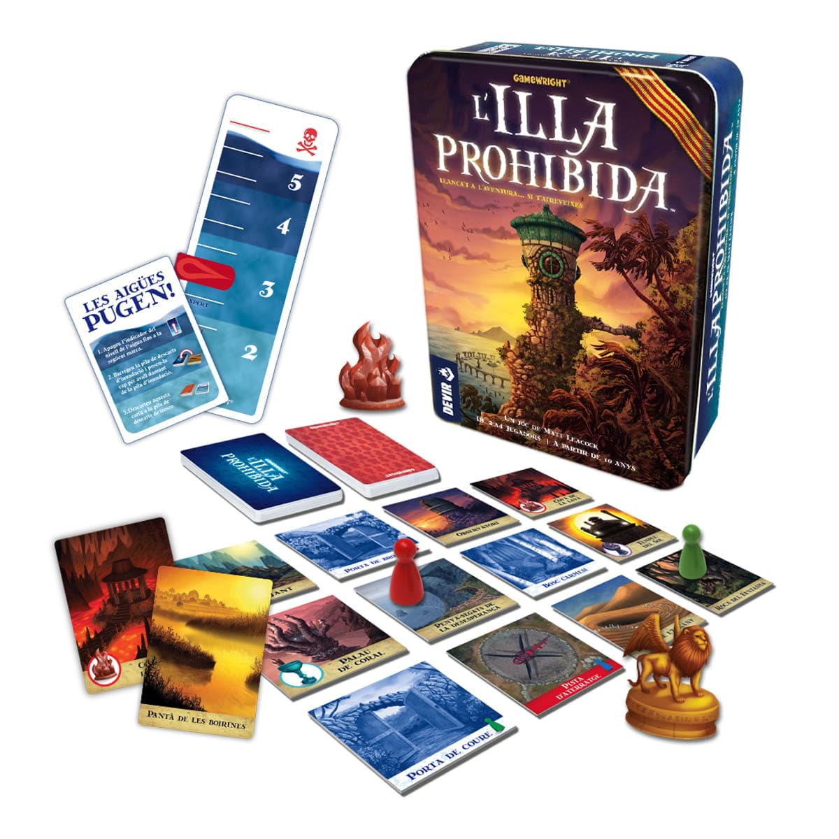 Devir WizKids - Jeu de société - L'Illa Proibita en Catalan (Badilla) (Import Grande Bretagne)