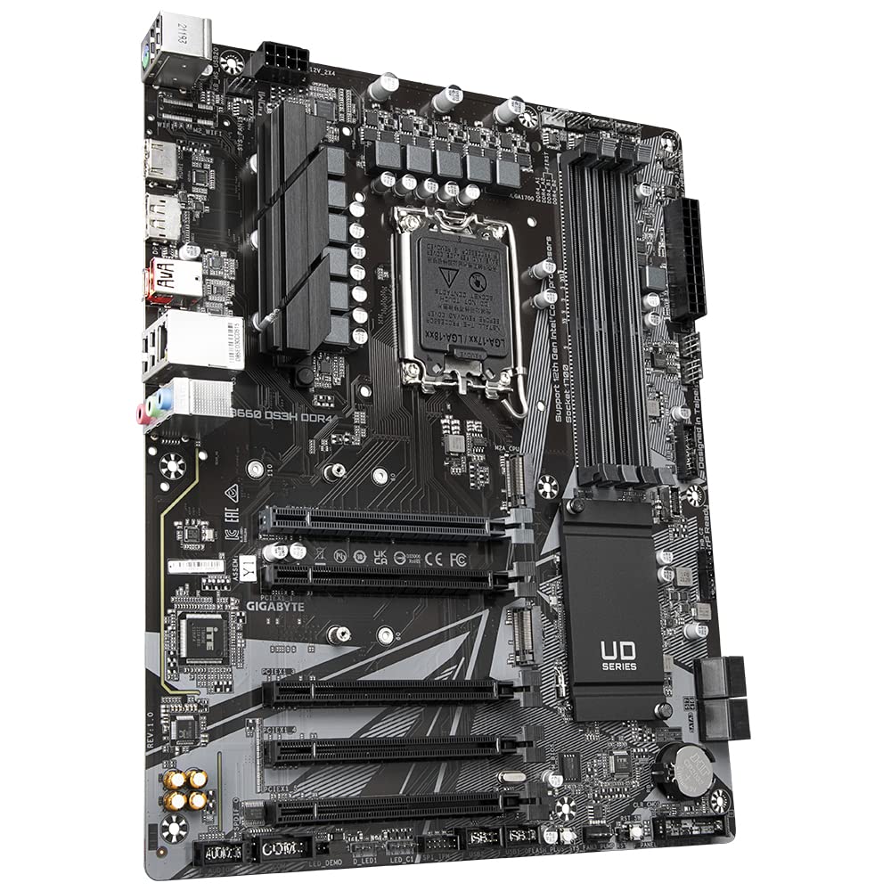 GIGABYTE B660 DS3H DDR4 Carte mère Noir