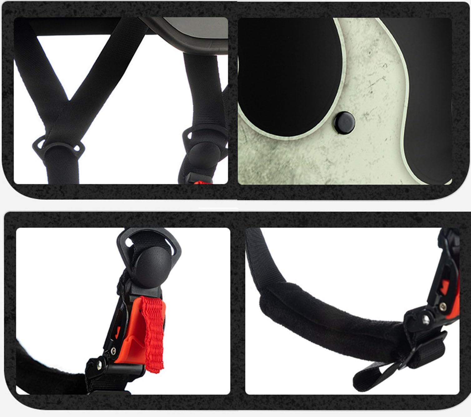 Niemiecki kask motocyklowy w stylu vintage, z homologacją ECE dla dorosłych mężczyzn i kobiet, kask retro z otwartą twarzą, z regulowaną klamrą z mechanizmem