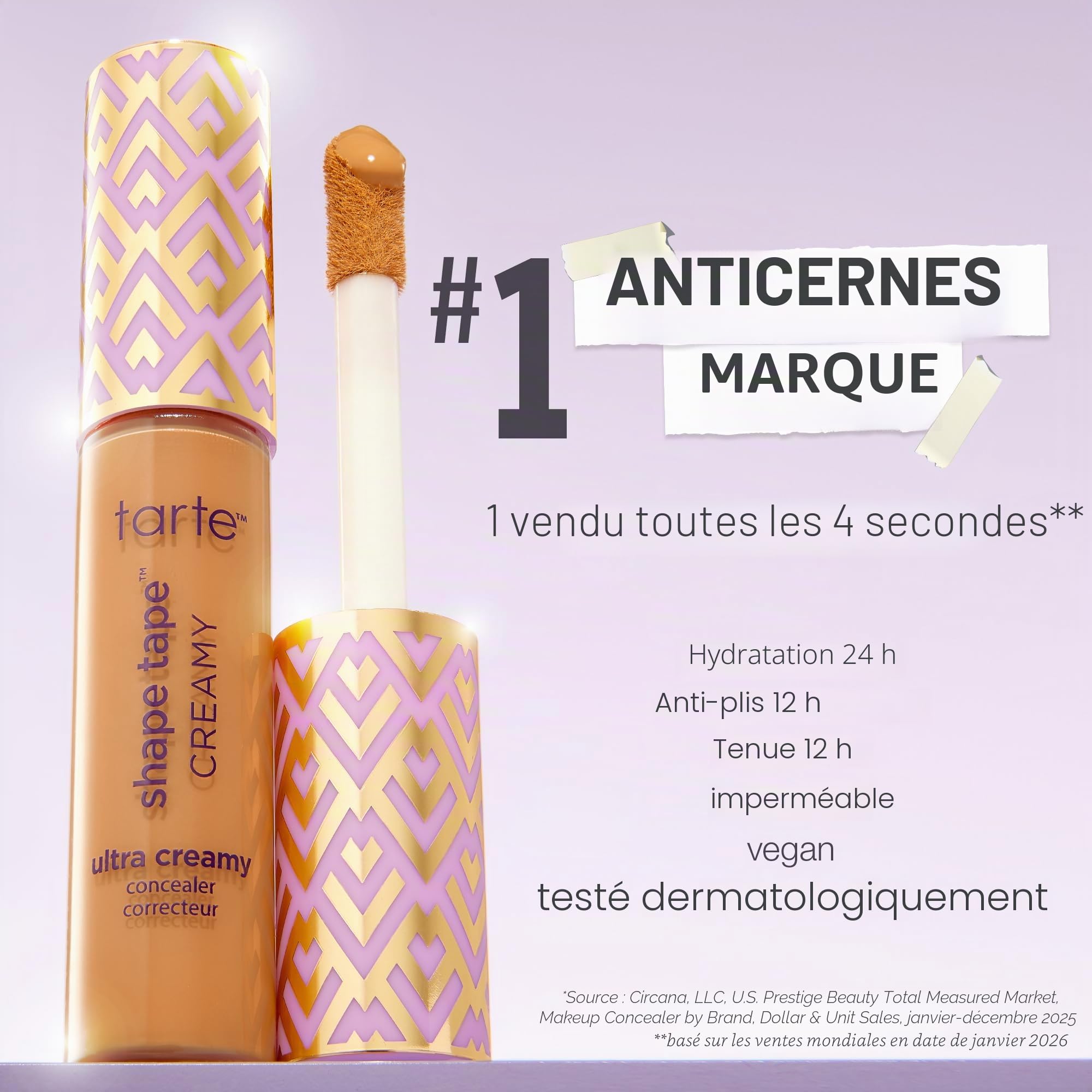Tarte Shape Tape Ultra Creamy Correcteur 9,8 ml (sable clair 20S)