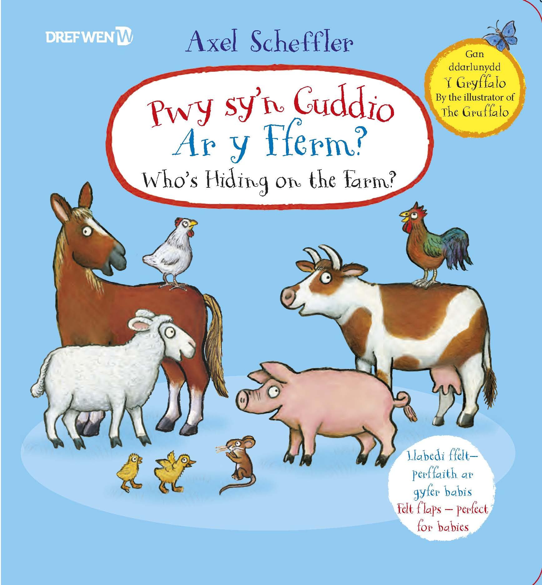 Pwy Sy'n Cuddio ar y Fferm: Who's Hiding on the Farm