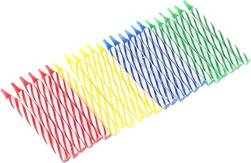 Chef Craft Velas espirales clásicas, juego de 24 piezas, surtido