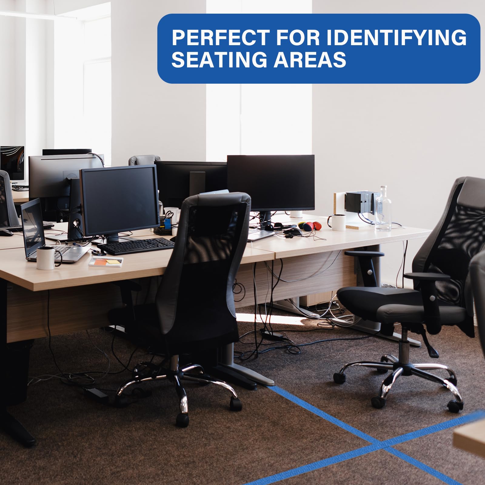 WOONEKY Teppich-Markierungen – 60 Stück, Pfeil & Stern – Rutschfeste Sitzmarkierungen Für Kindergarten