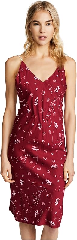 Splendid Women's Sleepwear Lounge Chemise Sleepwear, Butterfly Vogue, X-Small