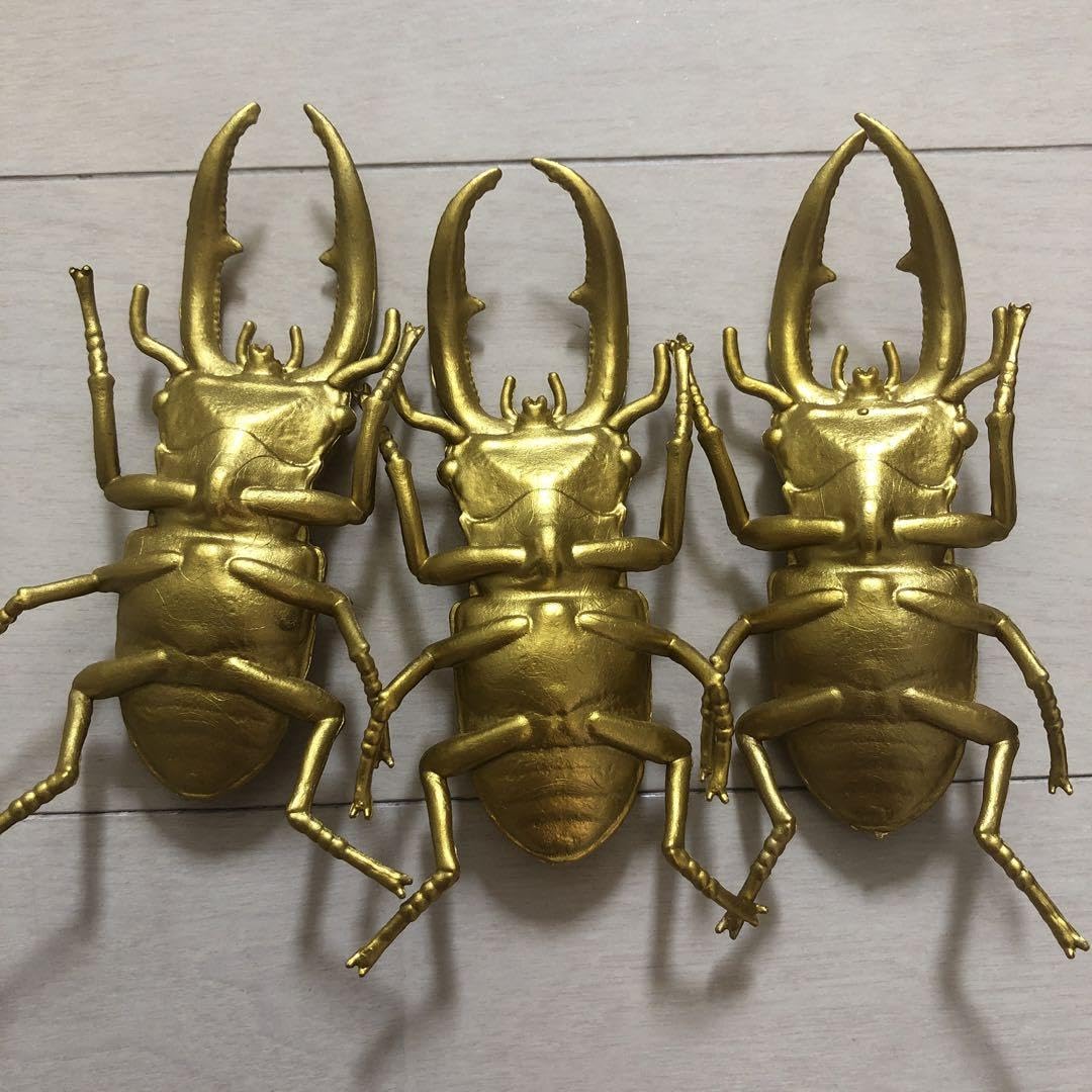 Amazon.co.jp: クワガタ ゴールド フィギュア : おもちゃ