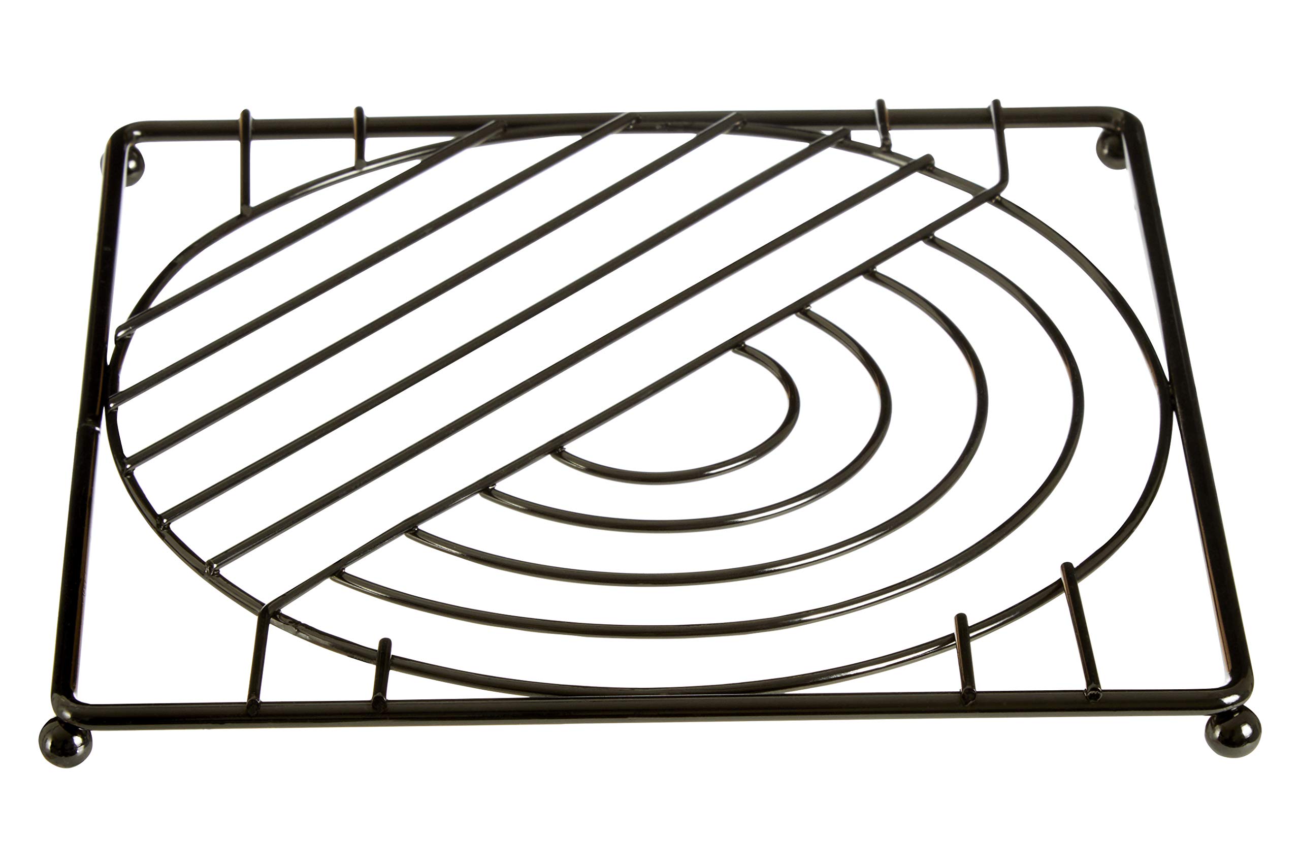 Premier Vertex Square Trivet, Black Nickel Finish