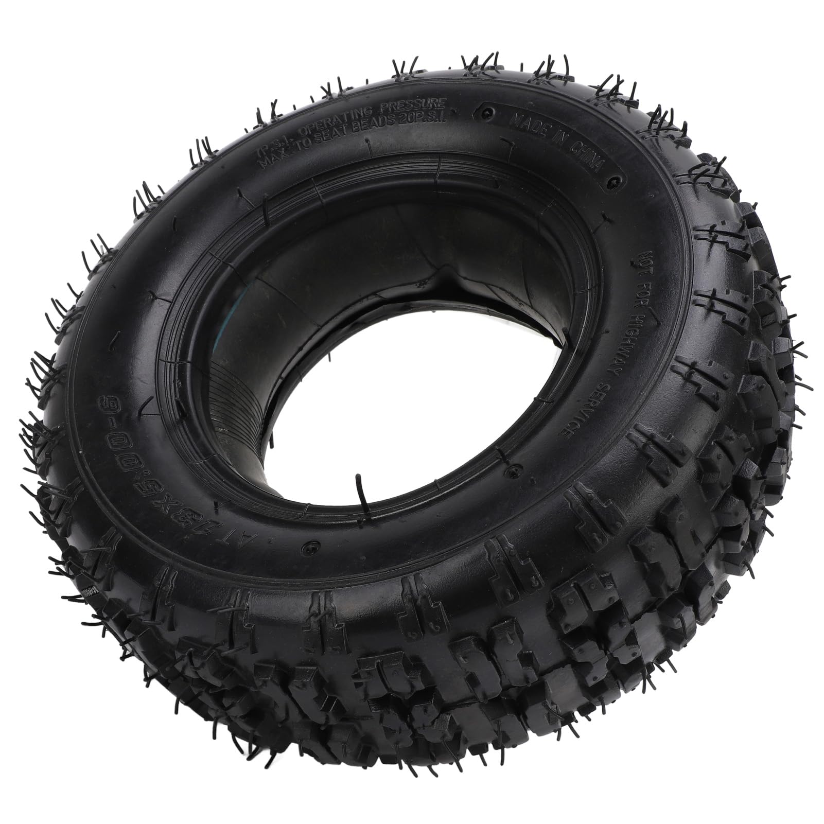 2 Sätze 13 x 5,00 6 Reifen- und Schlauchset mit gebogenem TR87-Ventilschaft, passend für Yerf Dog, Motovox, Dirt Quads, Go Kart, All Terrain Bike, ATV, Yard Tractor, robuste