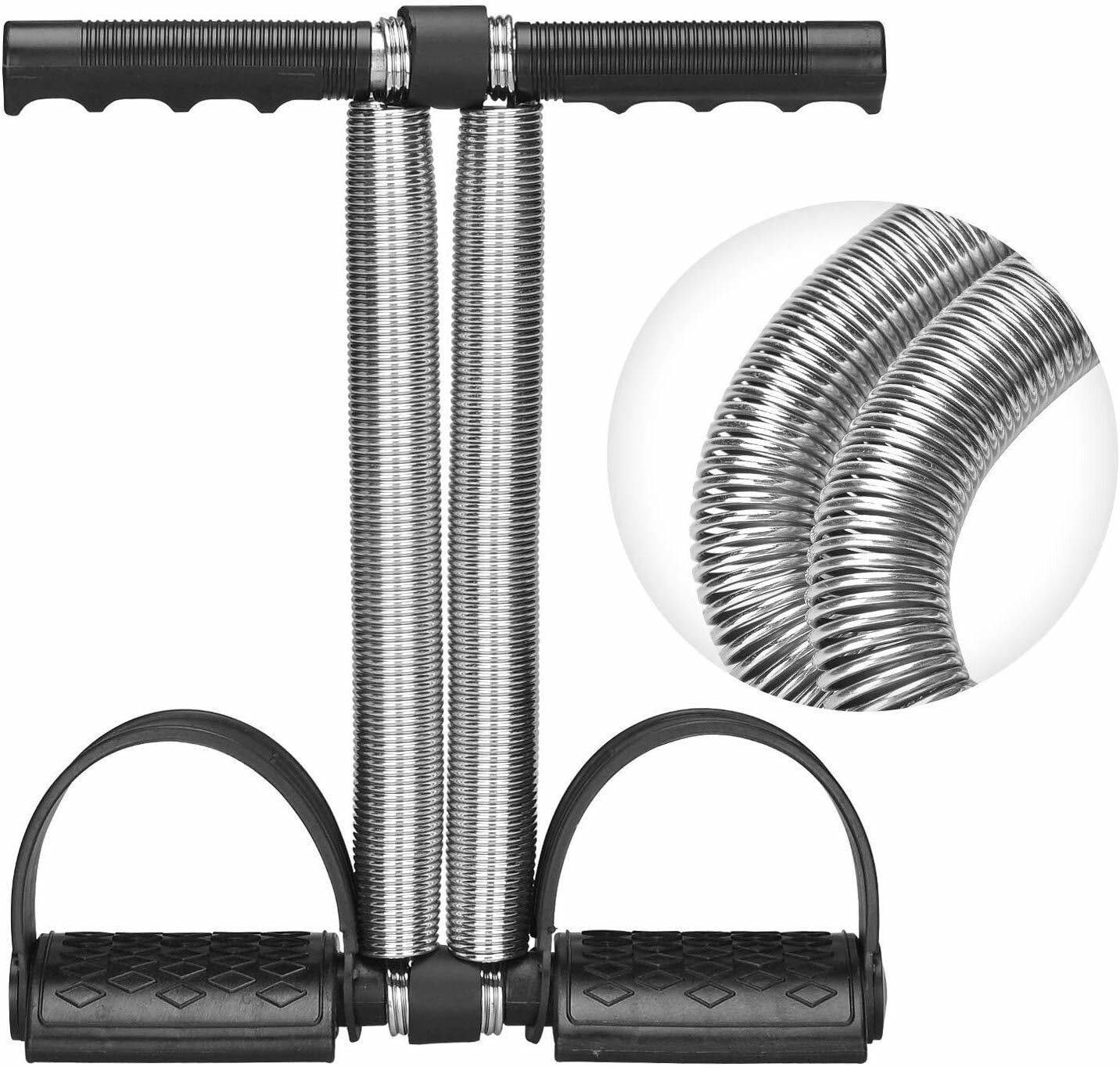 Affective Tummy Trimmer with Double Spring Burn Calories-164 Ab Exerciser (Silver, Black)-picture-20