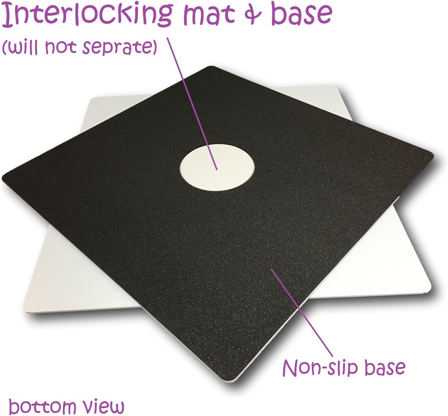 Skyhawk Self-Healing 14-Inch-by-14-Inch 360° Rotating Cutting Mat (13" grid)