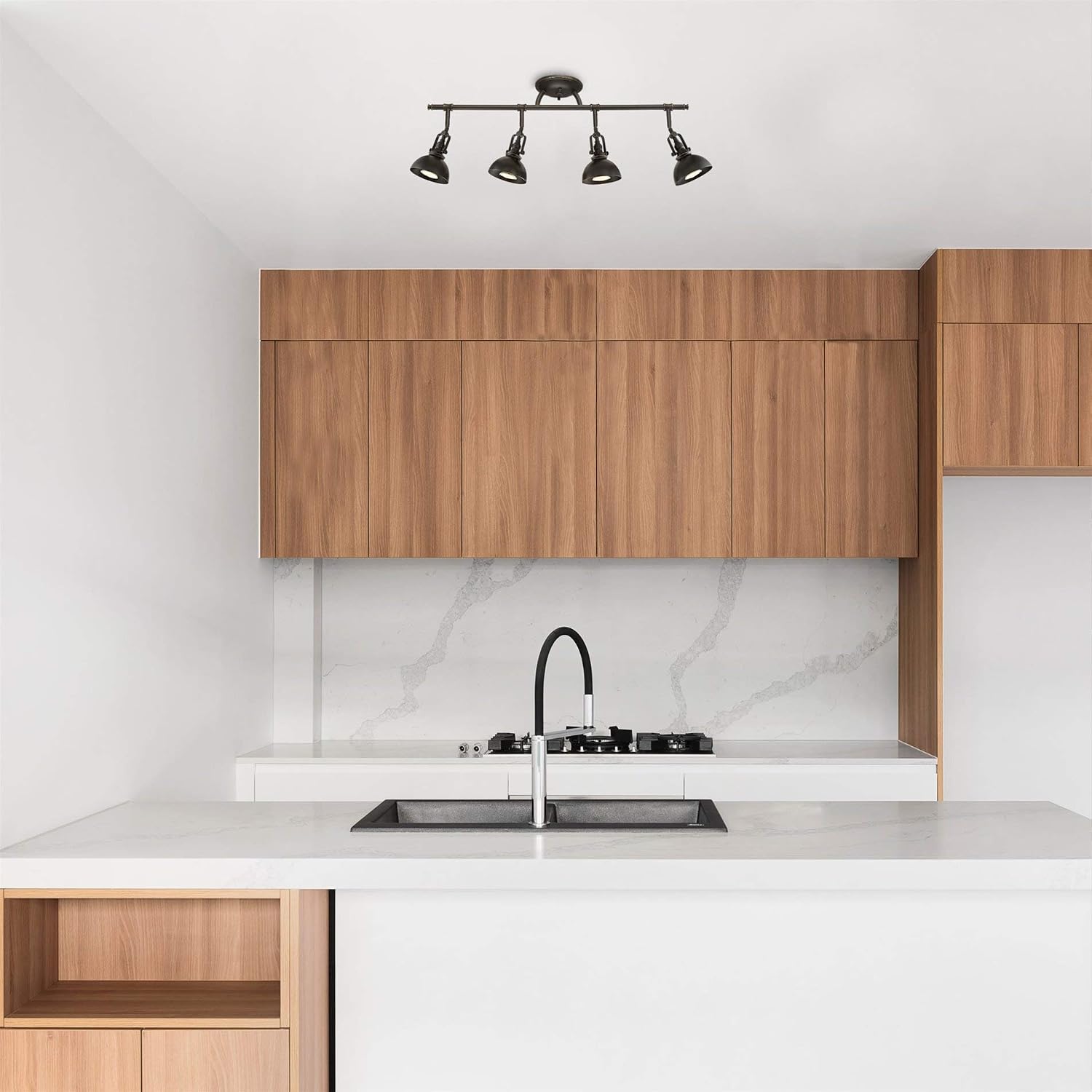 Free Shipping 🛒 Kira Home Broadway 30 Industrial 4-Light Directional Track Lighting, Vintage Wall/Ceiling Light + Adjustable Heads, Oil Rubbed Bronze Finish Review Product Kira Home Broadway 30 Industrial 4-Light Directional Track Lighting, Vintage Wall/Ceiling Light + Adjustable Heads, Oil Rubbed Bronze Finish