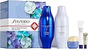 Shiseido Day-to-Night Plumping Skincare Set - Bio-Performance Skin Filler Serums (30mL x2), Vital Perfection Advanced Cream (15mL), Eye Cream (5mL) &amp; Intensive WrinkleSpot Treatment (2mL) - $375 Value