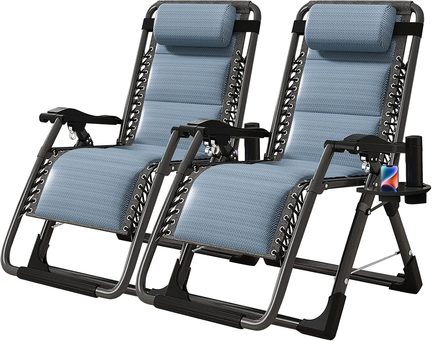 NAIZEA Lounge Chair Ice Touch Silk Zero Gravity Chair