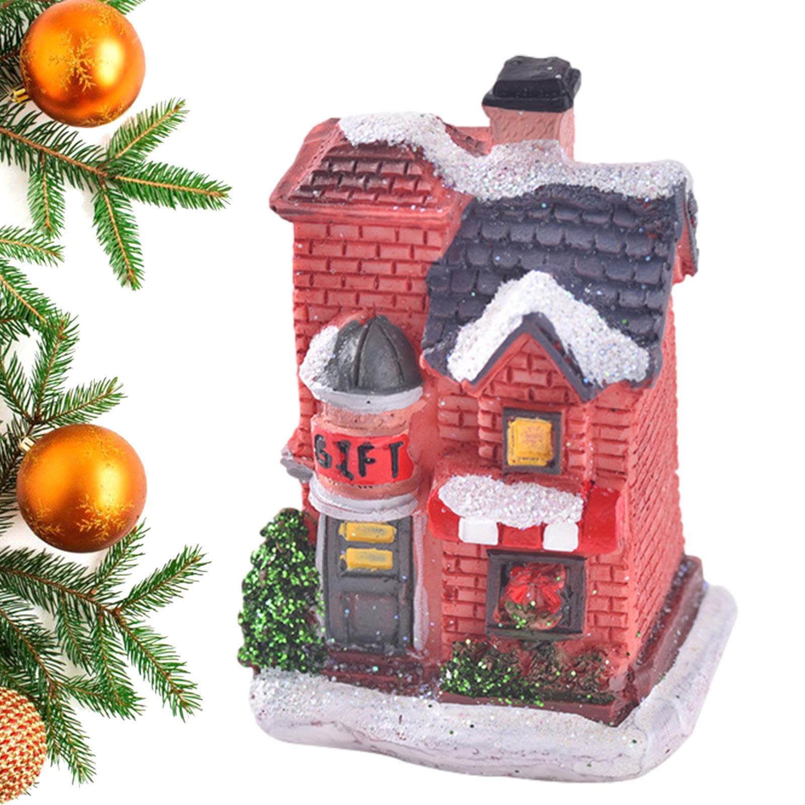 Amazon.co.jp: クリスマスビレッジの展示 - かわいい収集品の建物が